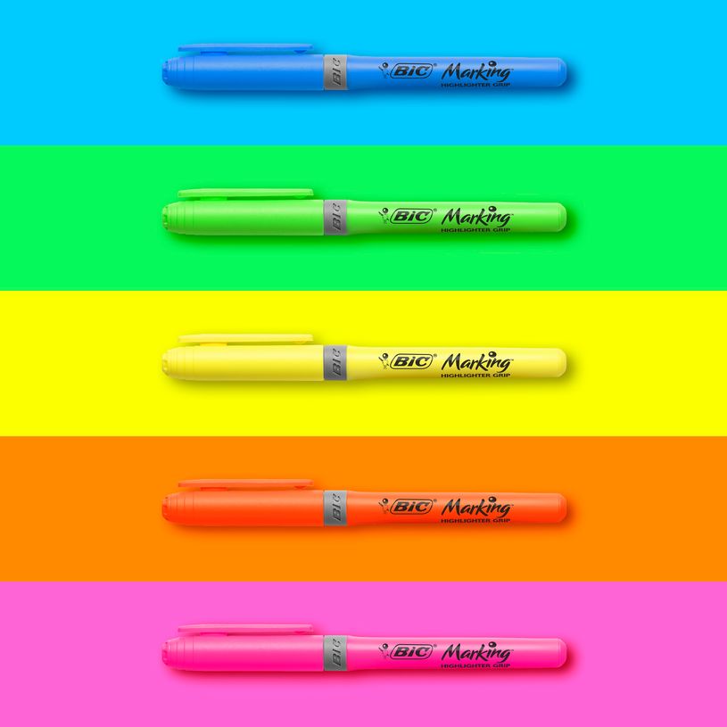 0070330330986-BIC Marking Highlighter Grip - Surligneur - vert-P_79433940_6-5