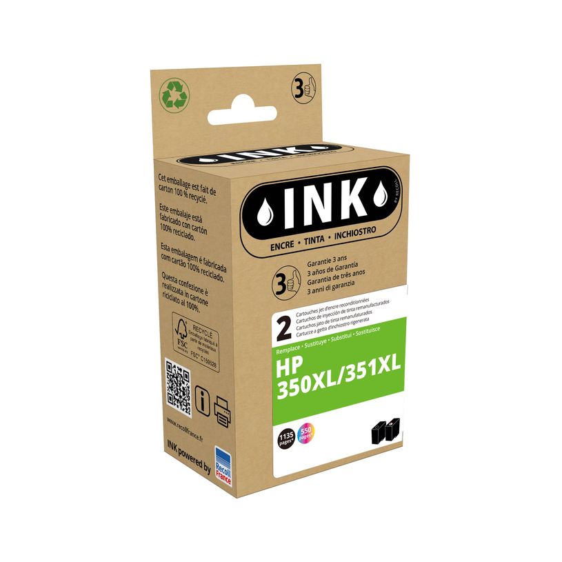 8720282010109-Cartouche compatible HP 350XL/351XL - pack de 2 - noir, cyan, magenta, jaune - ink-P_79434461_1-0