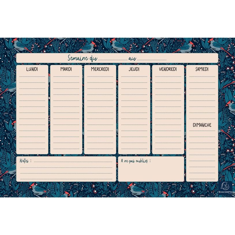3660942060578-Hebdo Planner Color Design - 26,5 x 18 cm - différents modèles disponibles - Exacompta-P_79435534_1-0