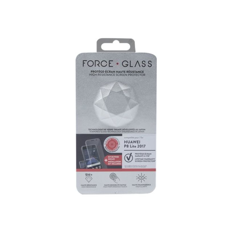 3571211373148-Force Glass - protection d'écran - verre trempé pour Huawei P8 Lite 2017-P_79436561_1-1