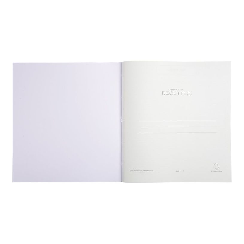 3130630001744-Exacompta - Carnet de recettes de cuisine 21 x 19 cm - 80 pages-P_79436972_1-1