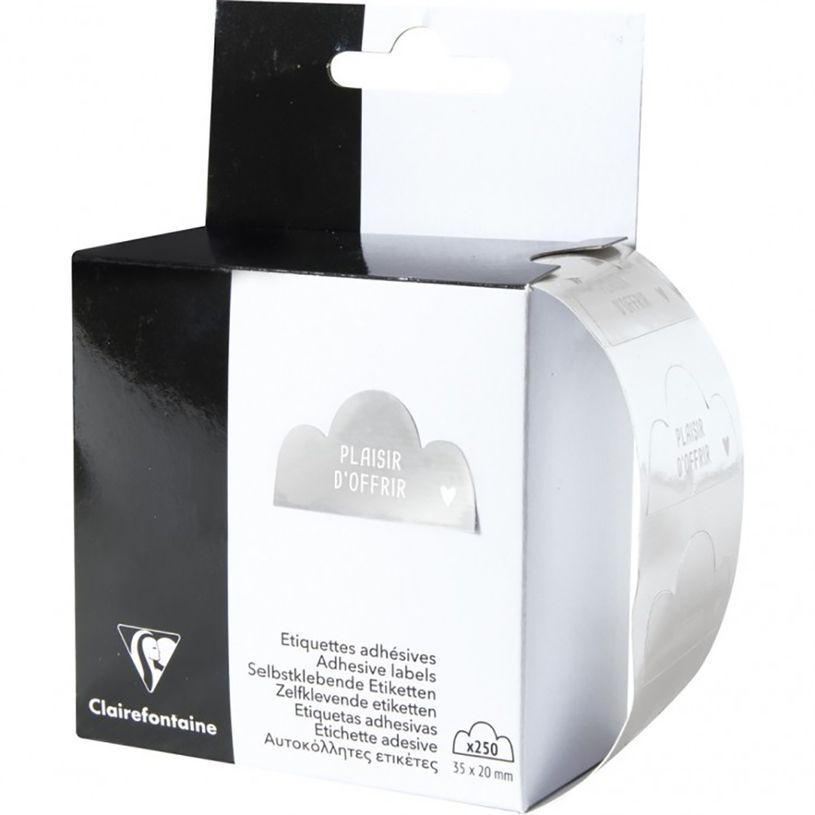 3329686170461-Clairefontaine - 250 Étiquettes cadeau plaisir d'offrir - 8 x 4 x 12 cm - boîte distribut-P_79438023_1-0
