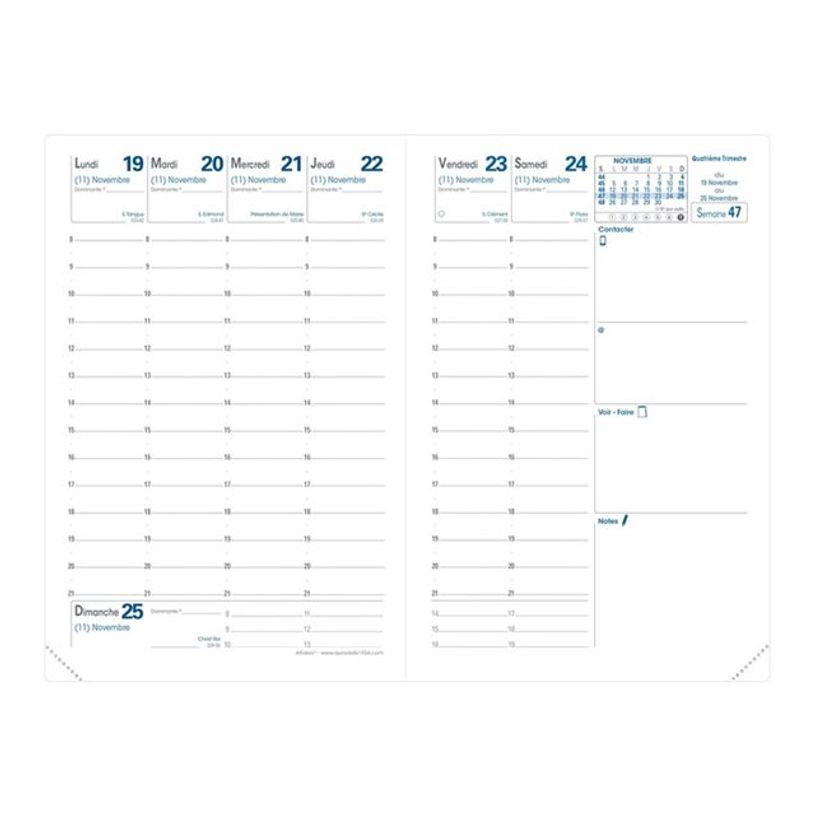 3371010425792-Sunrise Etoiles - Agenda 1 semaine sur 2 pages - 10 x 15 cm - Quo Vadis-P_79438193_1-1