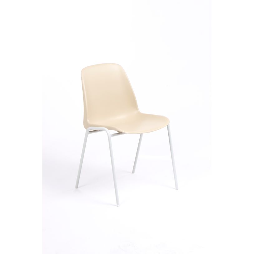 3701338800184-Chaise CHARLOTTE - pieds blancs sans accroche - beige-P_79438531_1-0