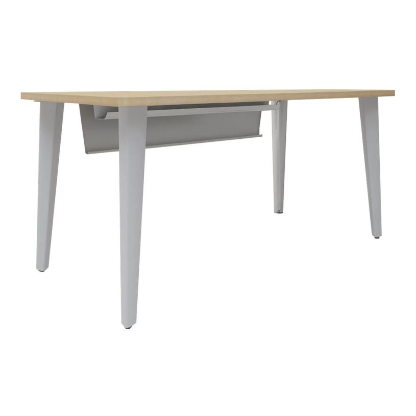 2012349454541-Bureau EVIDENCE - 160 cm - Pieds blancs - Plateau blanc-P_79441308_2-1