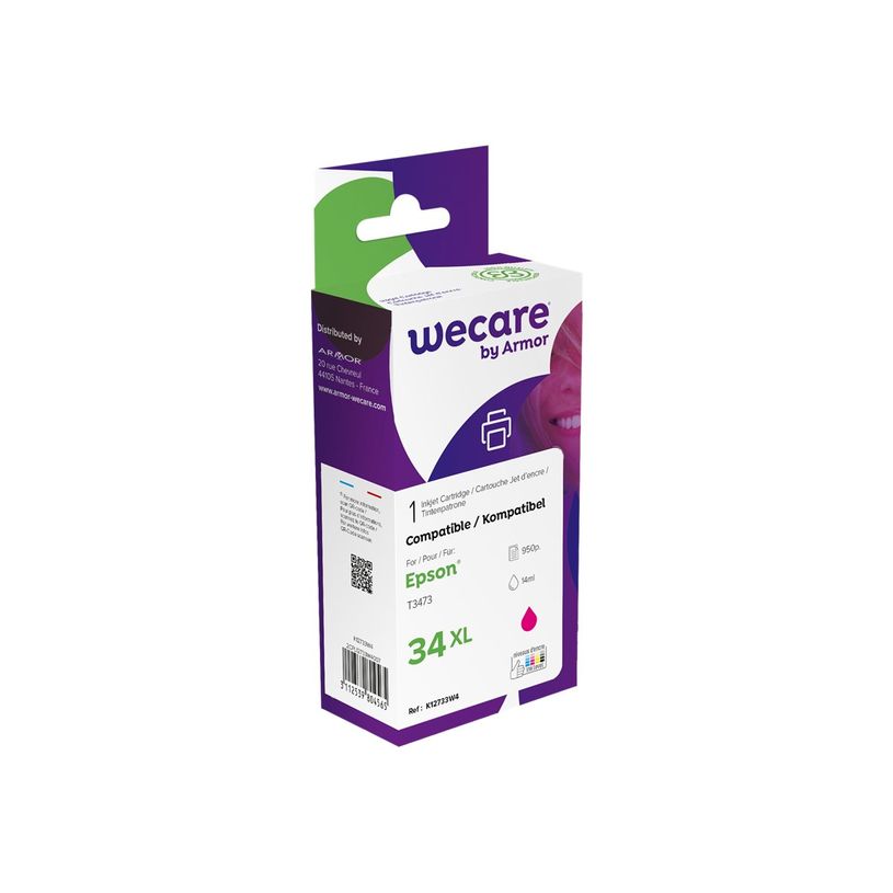 3112539804565-Cartouche compatible Epson 34XL Balle de golf - magenta - Wecare-P_79443356_1-0