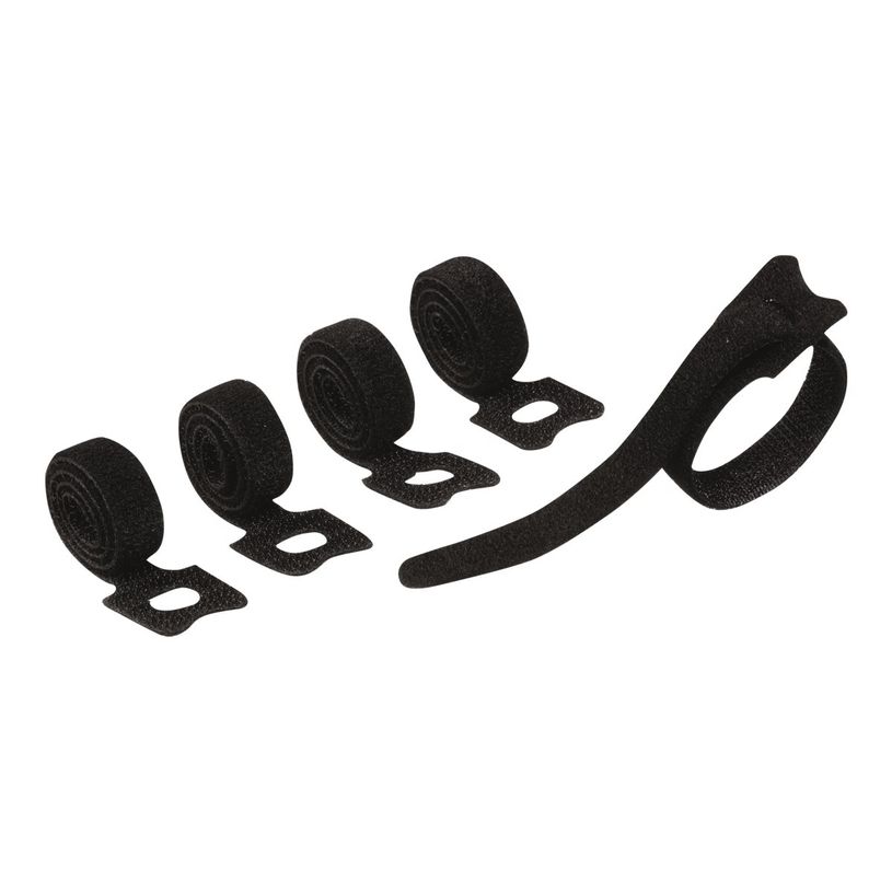 4005546991283-DURABLE CAVOLINE Grip Tie - 5 attaches-câble auto-agrippant - 20cm x 1cm - noir-P_79444003_1-0