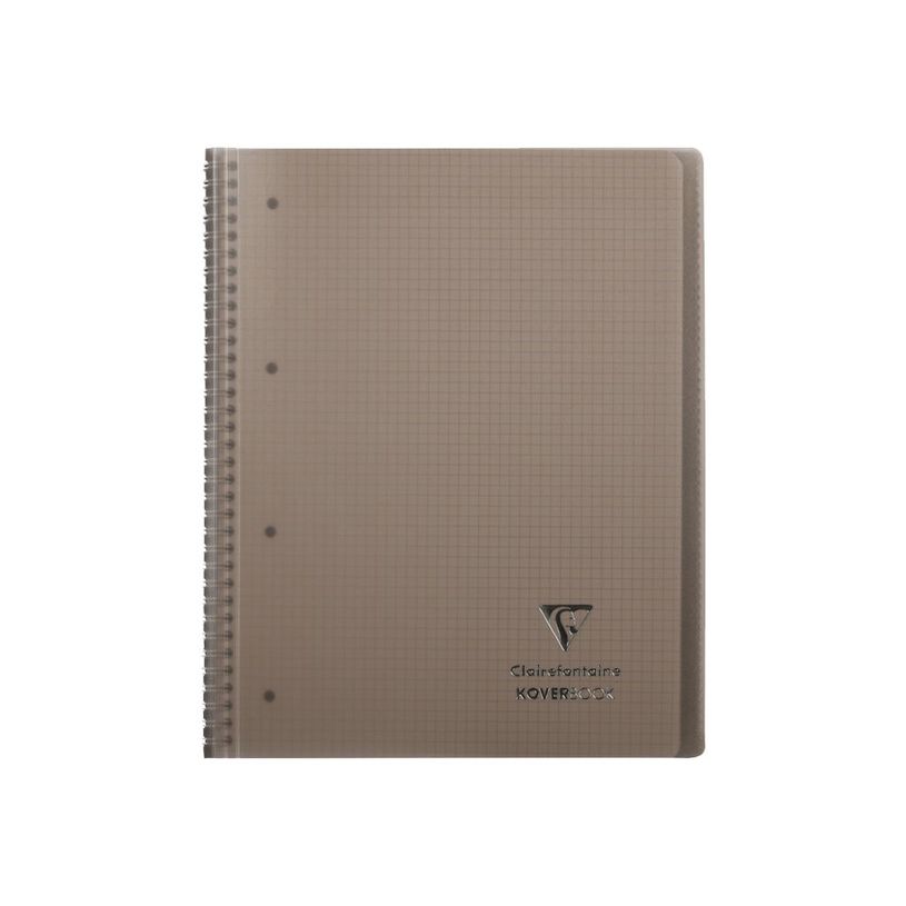 3037923960019-Clairefontaine Koverbook - Cahier à spirale polypro A4+ (24 x 32 cm) - 160 pages - petits carreaux (5x5 mm) - disponib-P_79445348_8-7