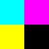 Noir, cyan, magenta, jaune